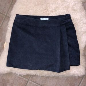 Navy corduroy envelope skort!!